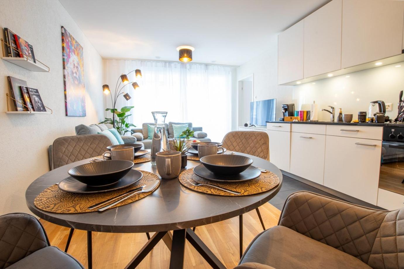 Special Einstein I Apartment Basel, Messe Kleinbasel 10-Star Kültér fotó